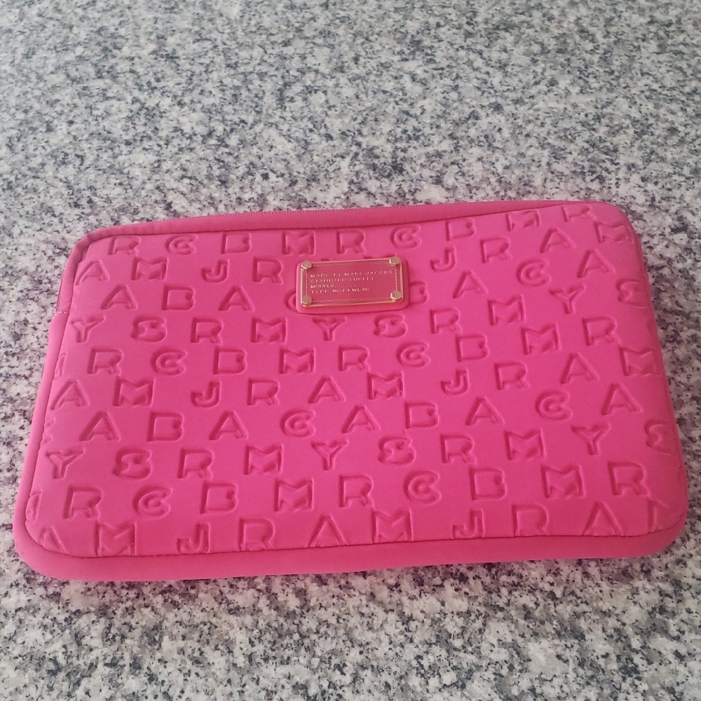 Marc by Marc Jacobs Standard Supply Type:Work Pink Embossed 13"x9" Laptop  Case